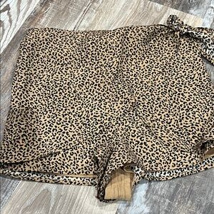 Leopard Print Women's Shorts